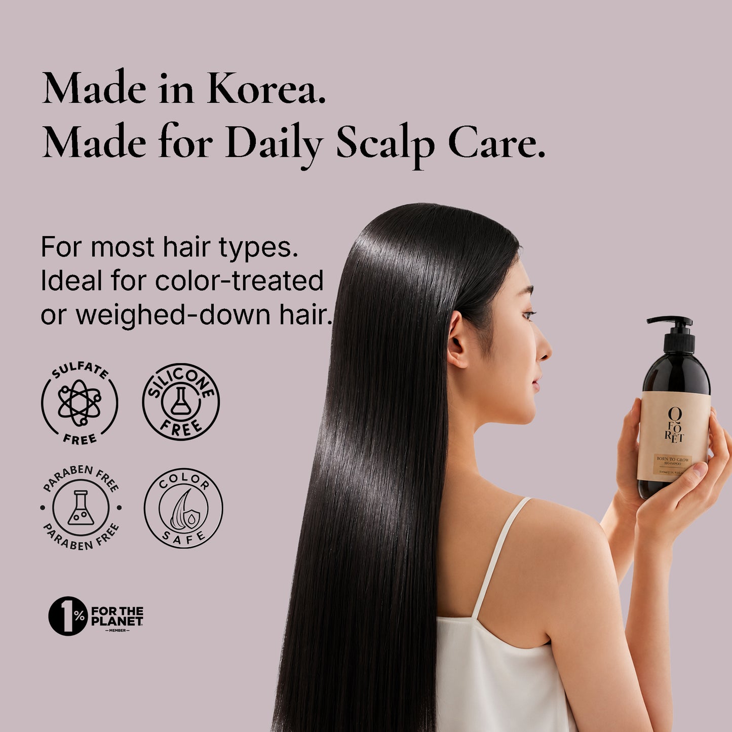 Born to Grow  Red Korean Botanical Scalp Shampoo